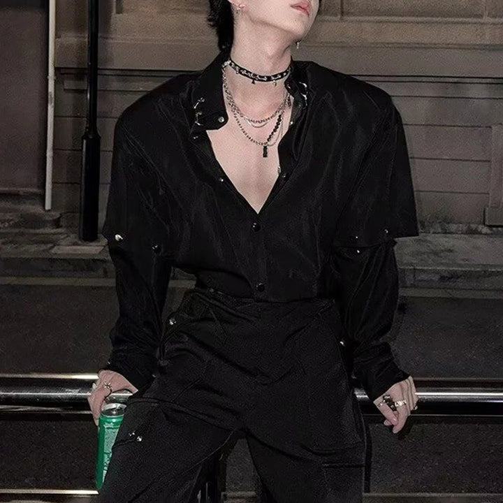 Y2K Old Money Style Shirt Dark Tiger