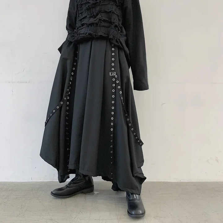 Gothic Japan Style Wide Pants Dark Tiger