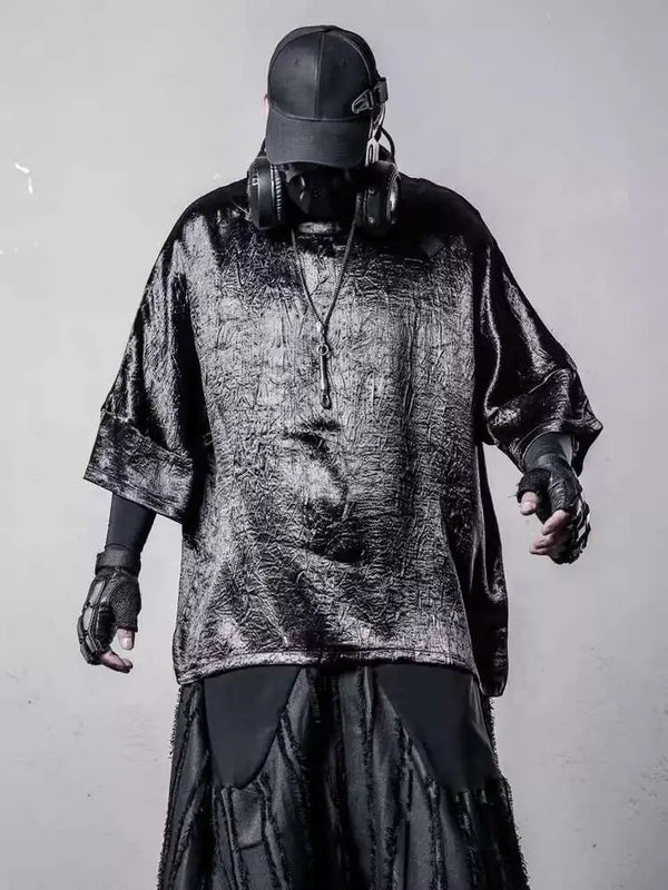 Dark Punk Oversized T-Shirt Dark Tiger