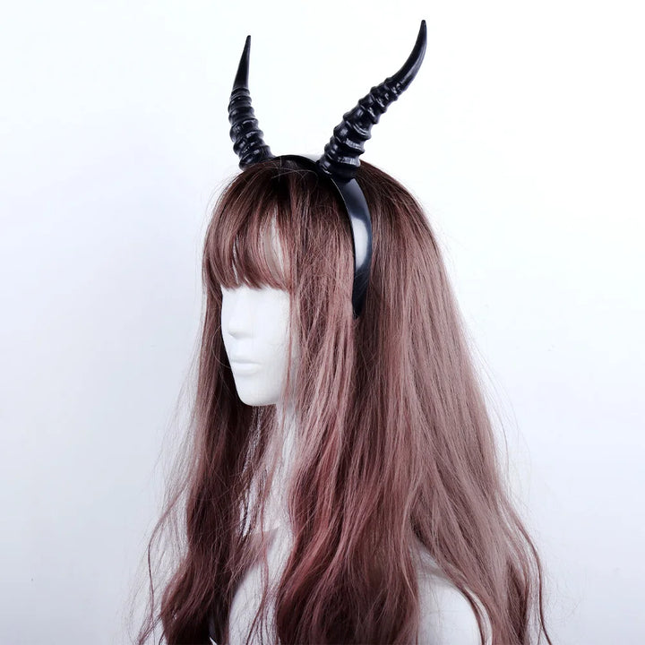 Devil Horns Halloween Headwear Dark Tiger