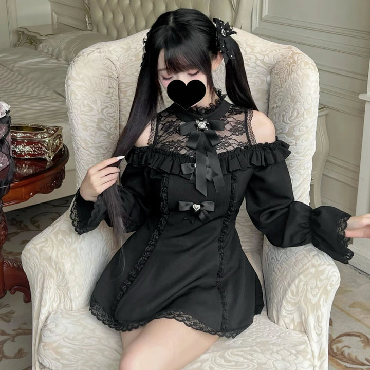 Gothic Lolita Short Dress Dark Tiger