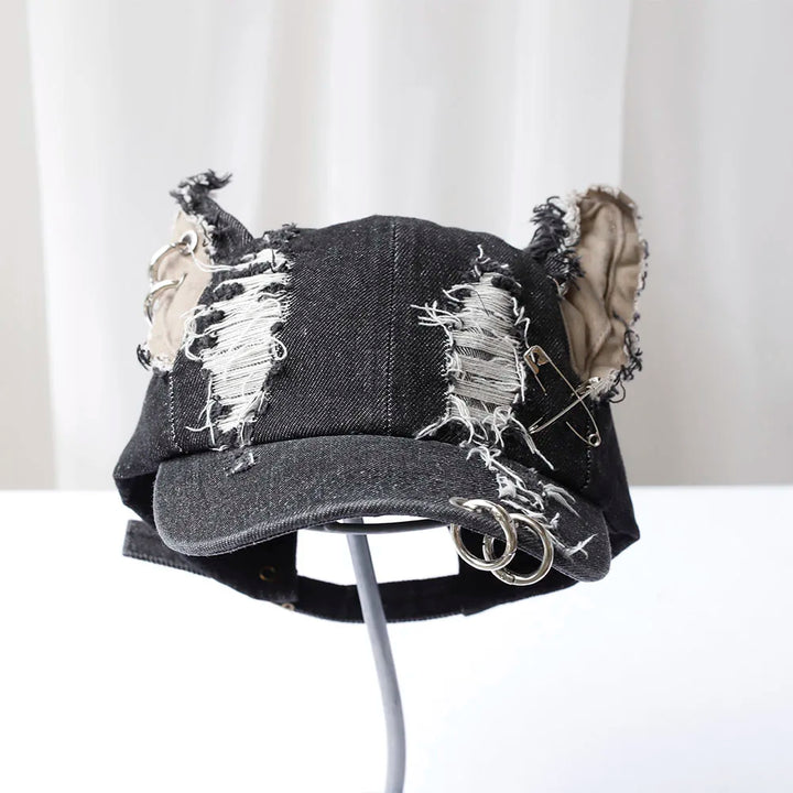 Y2K Gothic Baseball Hat Dark Tiger