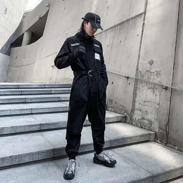 Uniform Style Detachable Jumpsuit Dark Tiger