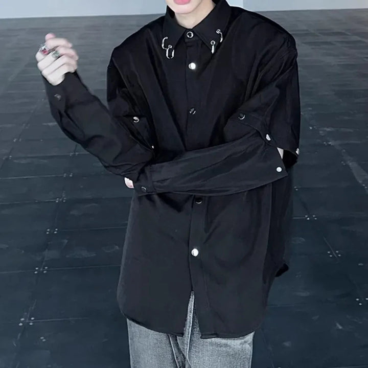 Y2K Loose Casual Jacket Dark Tiger