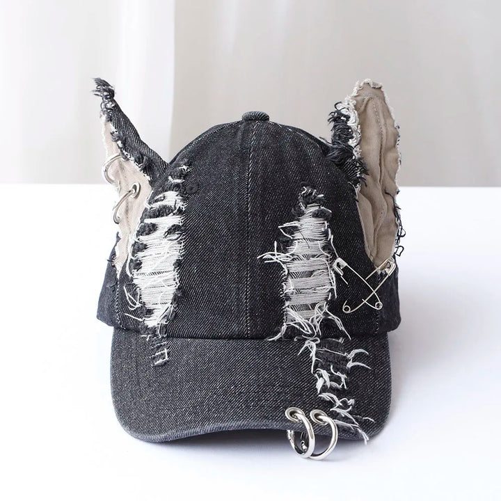 Y2K Gothic Baseball Hat Dark Tiger