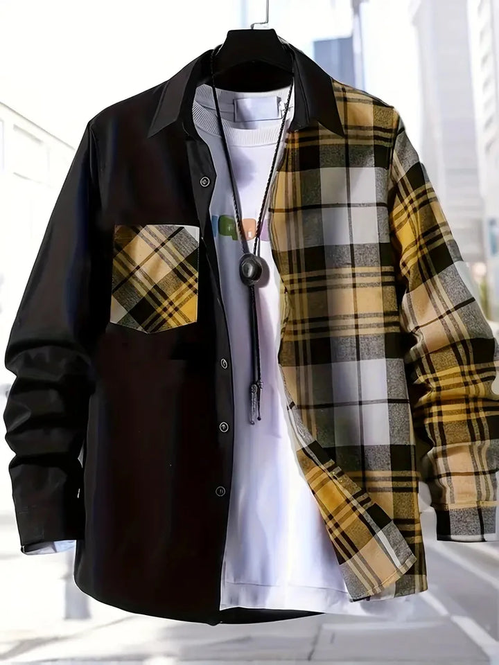 Korean 2-Color Casual Shirt Dark Tiger