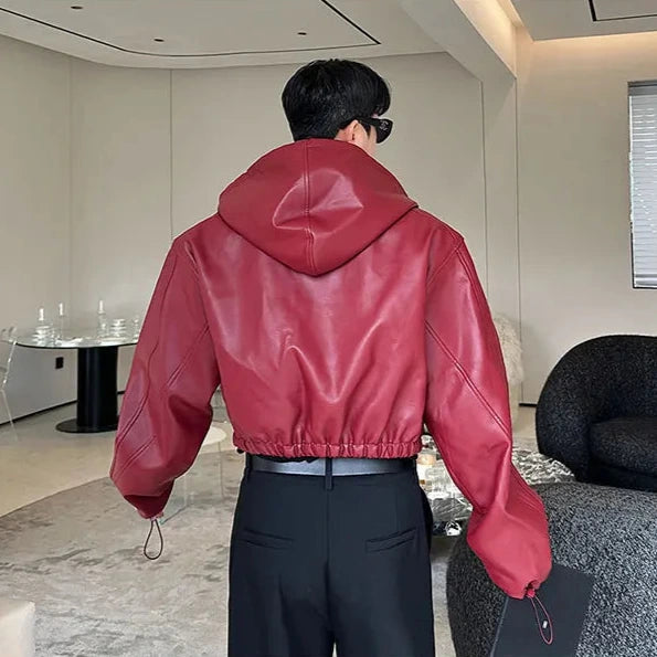 Korean Waterproof Leather Jacket Dark Tiger