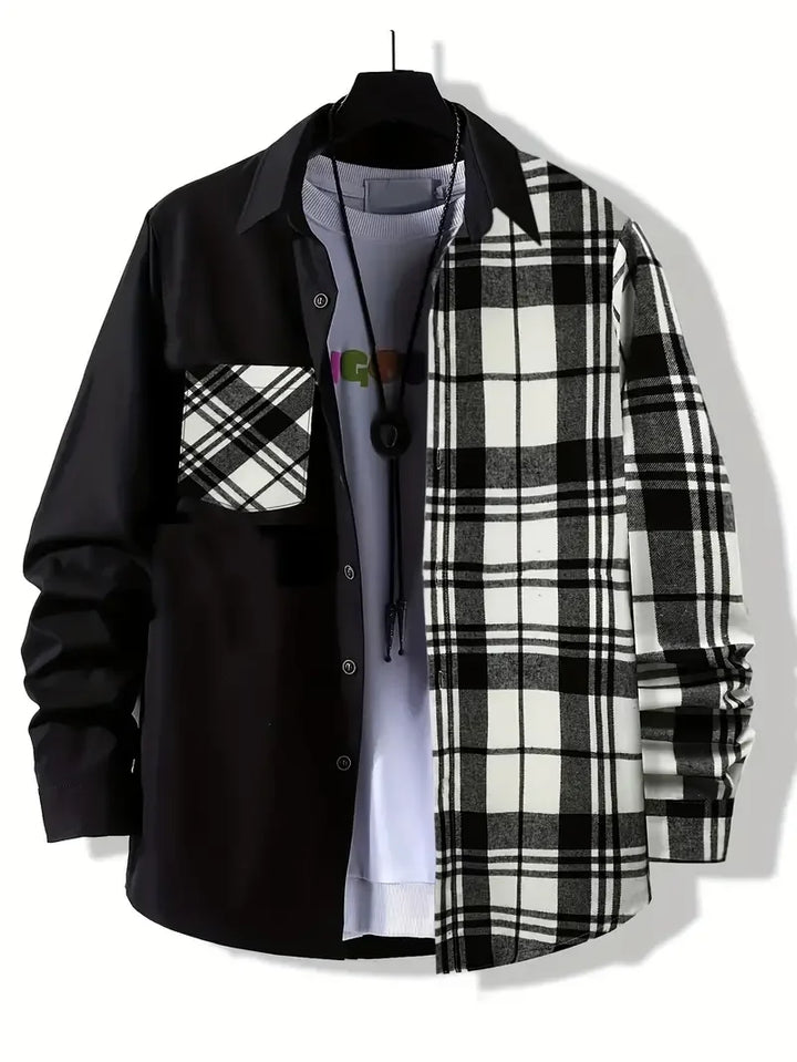 Korean 2-Color Casual Shirt Dark Tiger