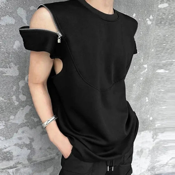 Korean Casual Off-Shoulder T-Shirt Dark Tiger