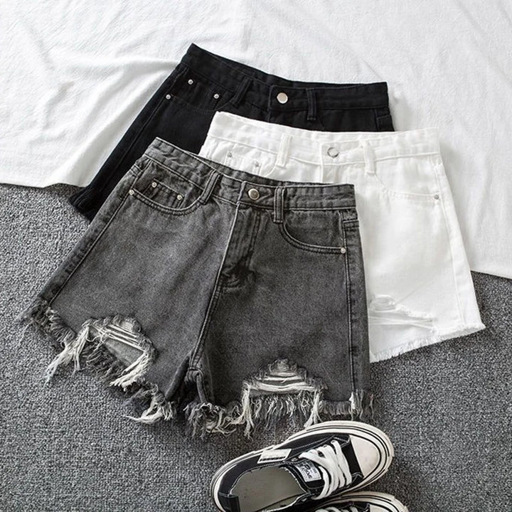 Korean Casual Wide Shorts Dark Tiger