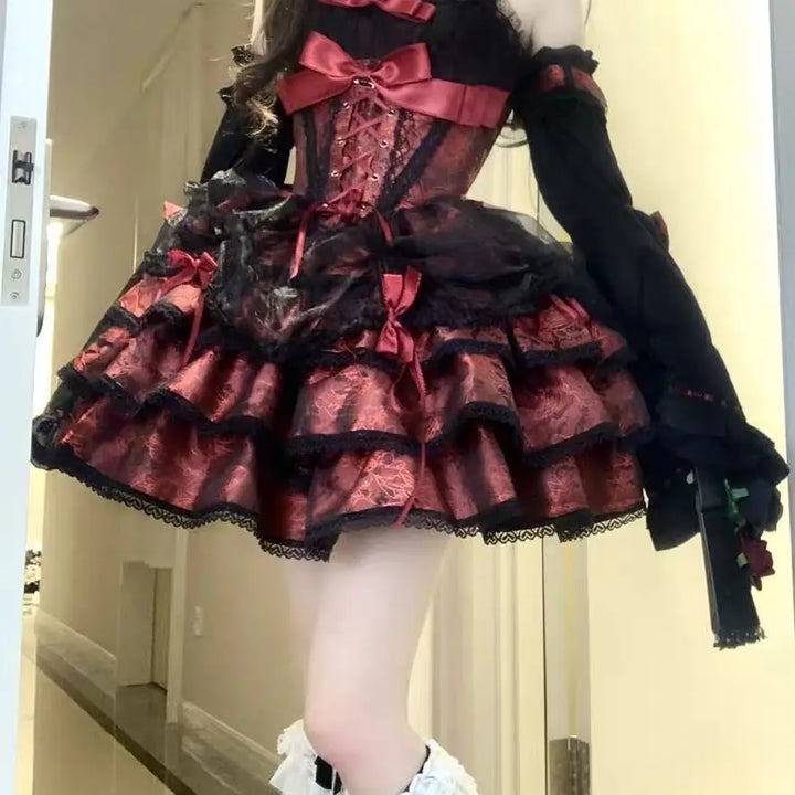 Gothic Lolita Victorian Style Dress Dark Tiger