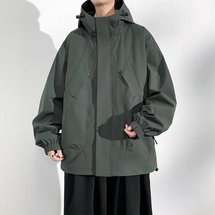 Dark Casual Waterproof Jacket Dark Tiger