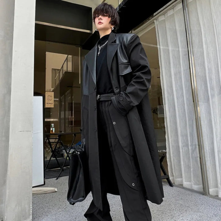 Korean Casual Trench Coat Dark Tiger