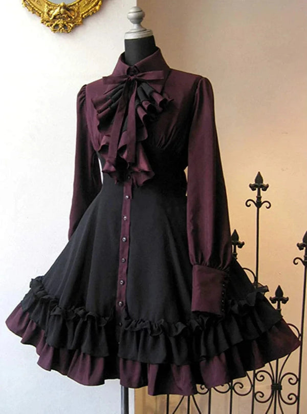 Gothic Medieval Lolita Dress Dark Tiger