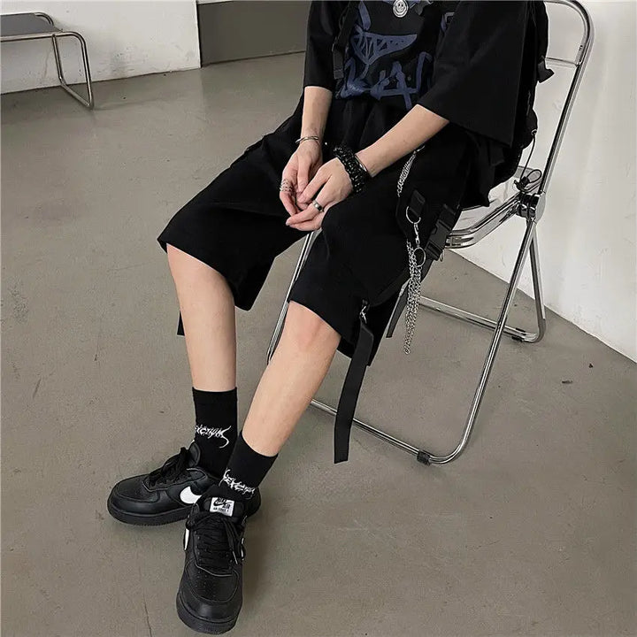 Dark Casual Bermuda Shorts Dark Tiger