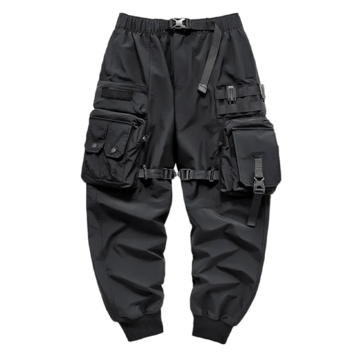 Dark Techwear Cargo Joggers Dark Tiger