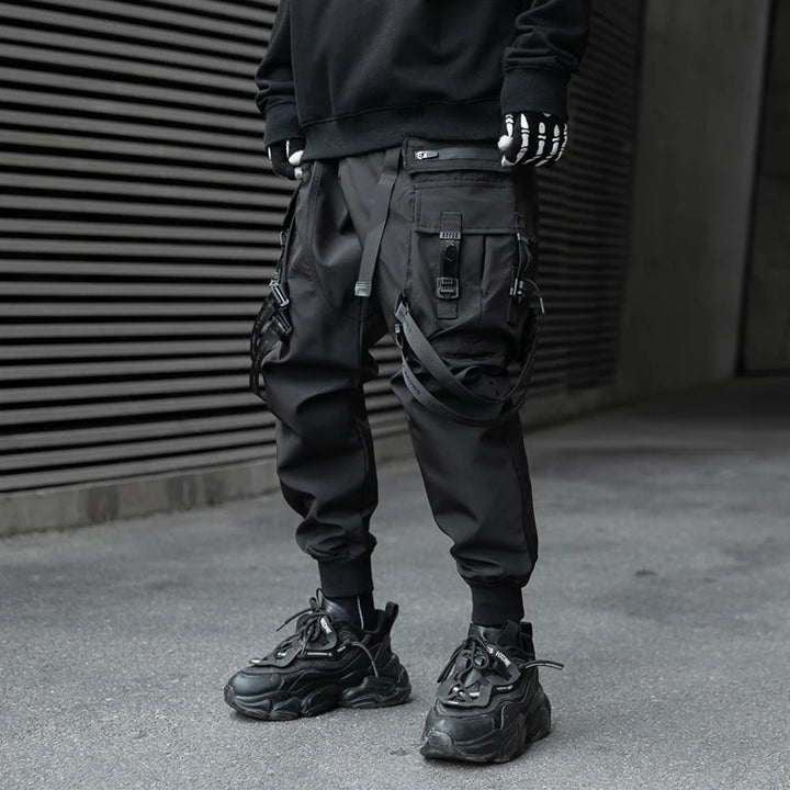 Techwear Tactical Cargo Pants Dark Tiger