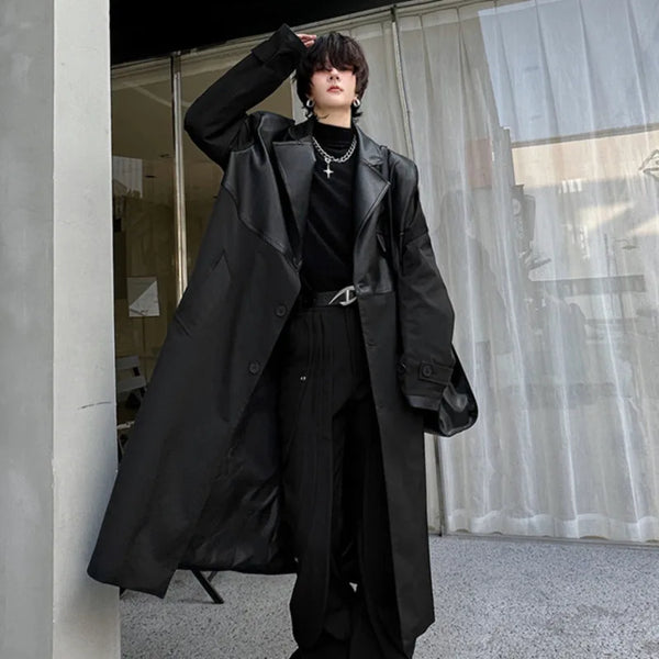 Korean Casual Trench Coat Dark Tiger