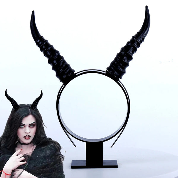 Devil Horns Halloween Headwear Dark Tiger