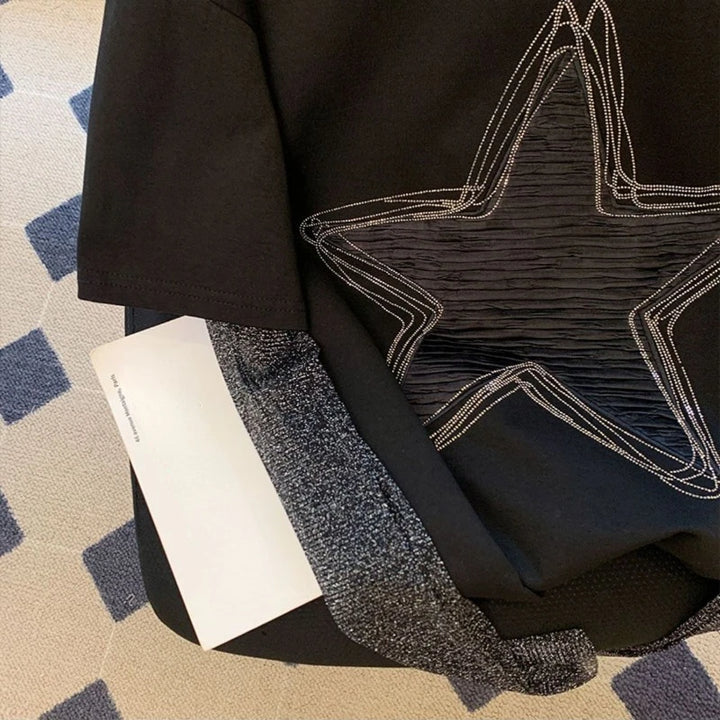Harajuku 2-Piece Star T-Shirt Dark Tiger
