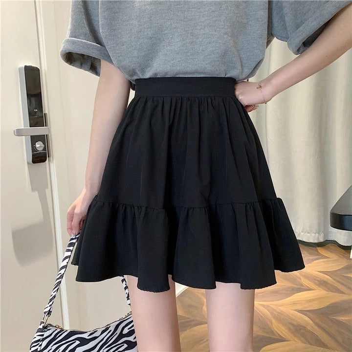 Korean Preppy Mini Skirt Dark Tiger