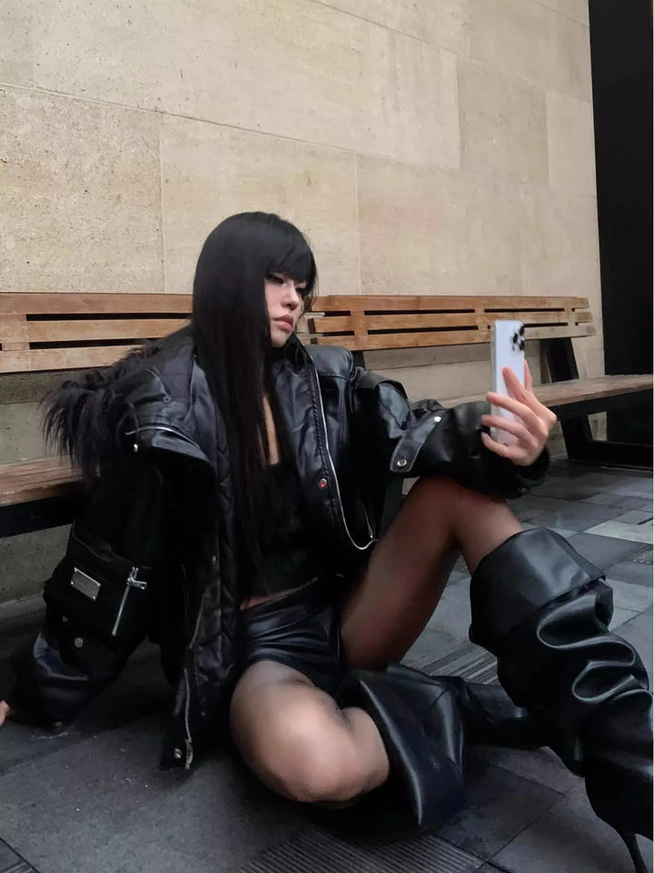 Dark Designer Bomber Jacket Dark Tiger