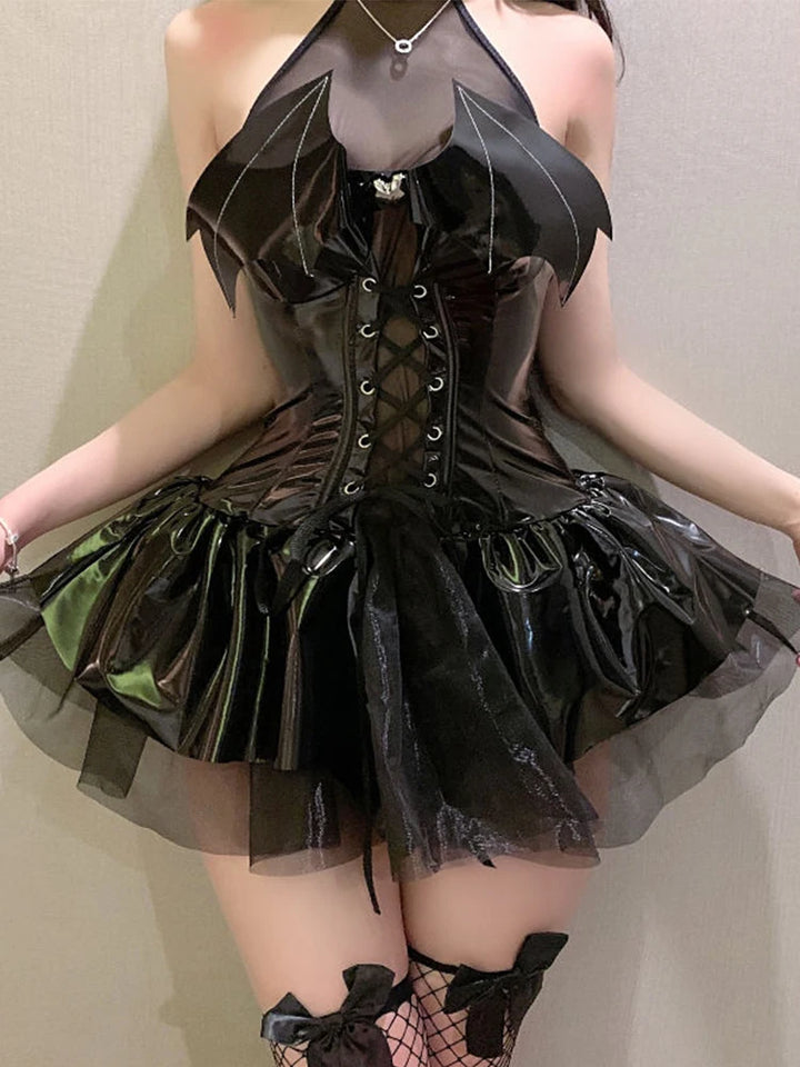 Gothic Short Cosplay Dress Dark Tiger