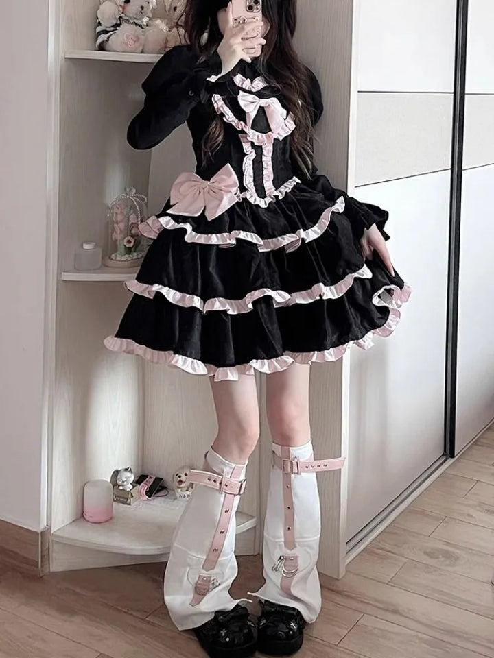 Harajuku Y2K Zipper Style Leg Warmers Dark Tiger