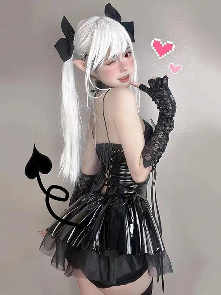 Gothic Short Cosplay Dress Dark Tiger