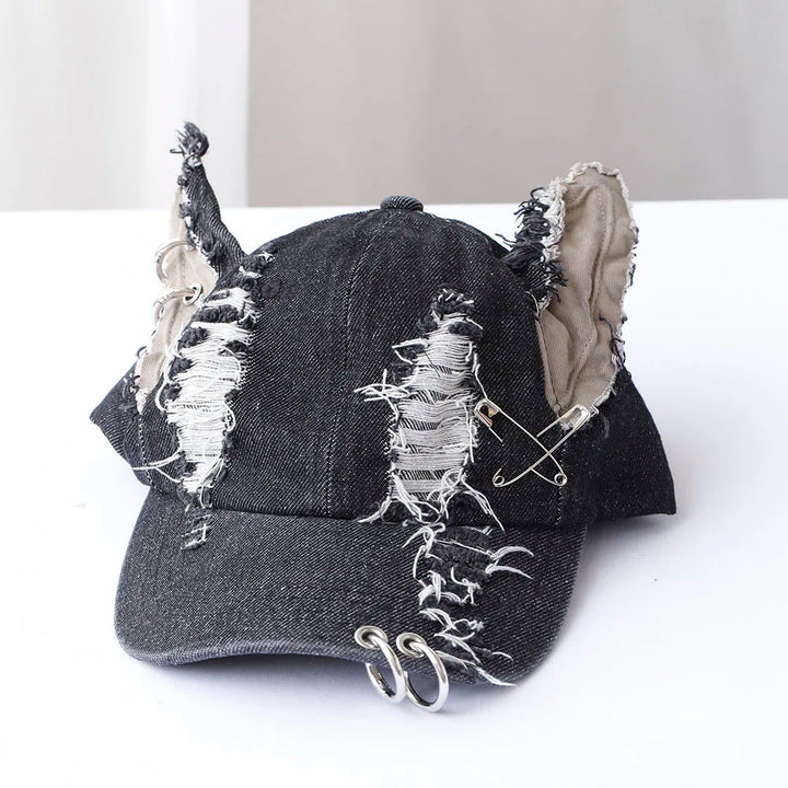 Y2K Gothic Baseball Hat Dark Tiger