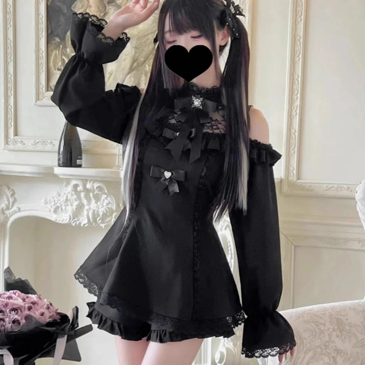 Gothic Lolita Short Dress Dark Tiger