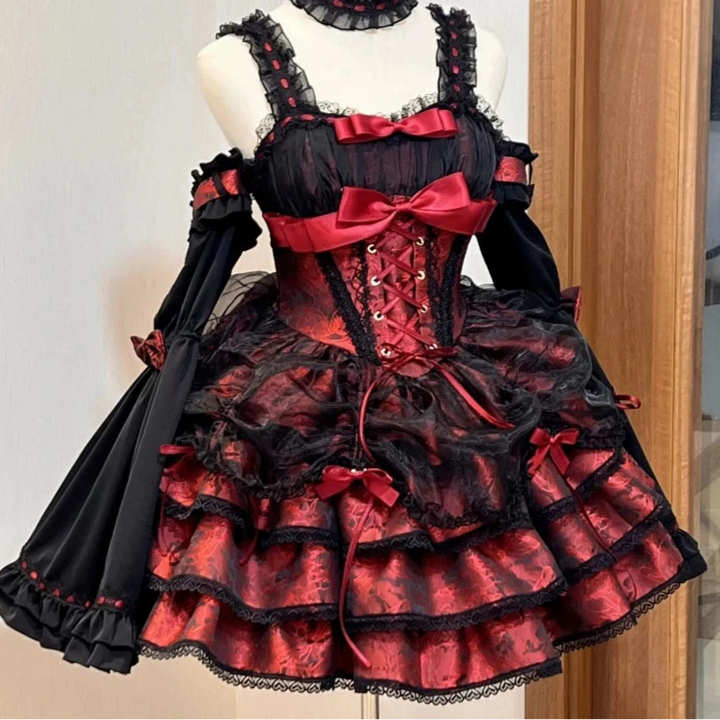 Japanese Gothic Lolita Dress Dark Tiger