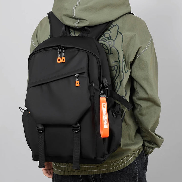 Techwear Waterproof USB Backpack Dark Tiger
