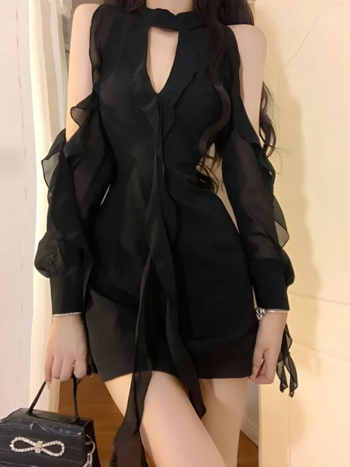 Dark Korean Short Dress Dark Tiger