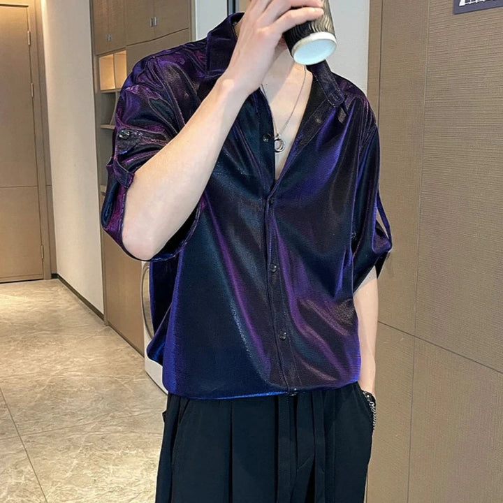 Korean 90s Style Shirt Dark Tiger