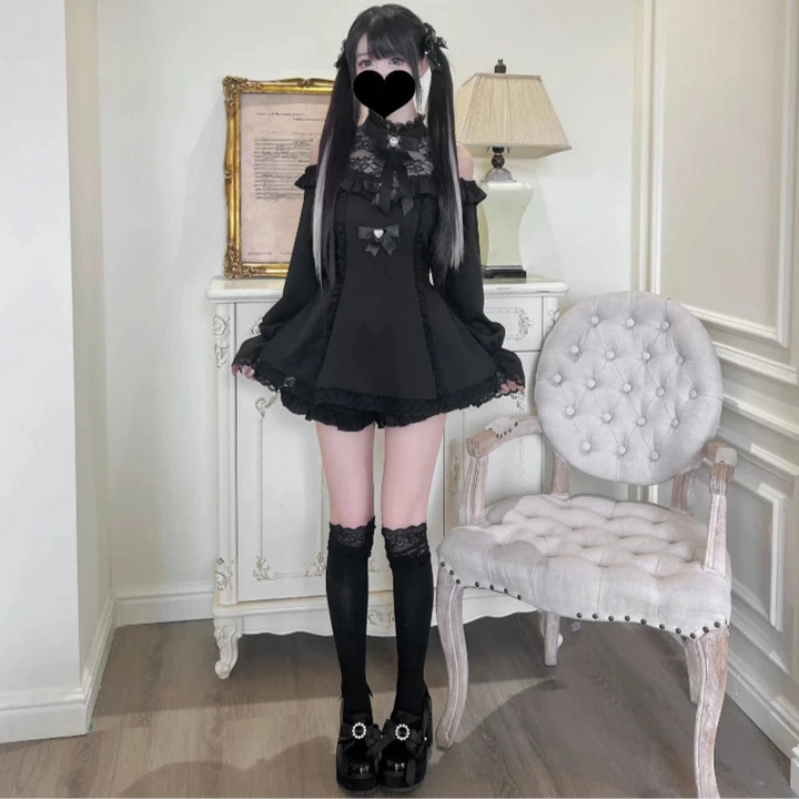 Gothic Lolita Short Dress Dark Tiger