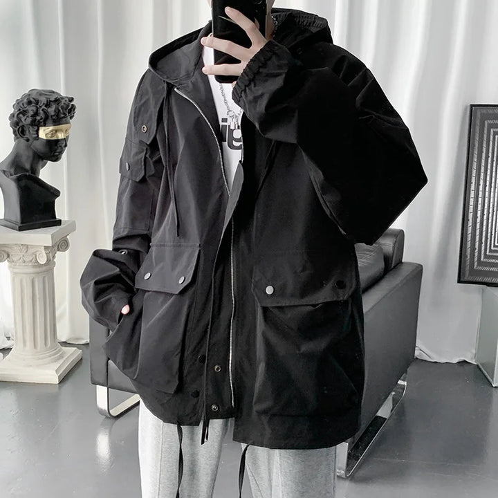 Japanese Style Techwear Jacket Dark Tiger