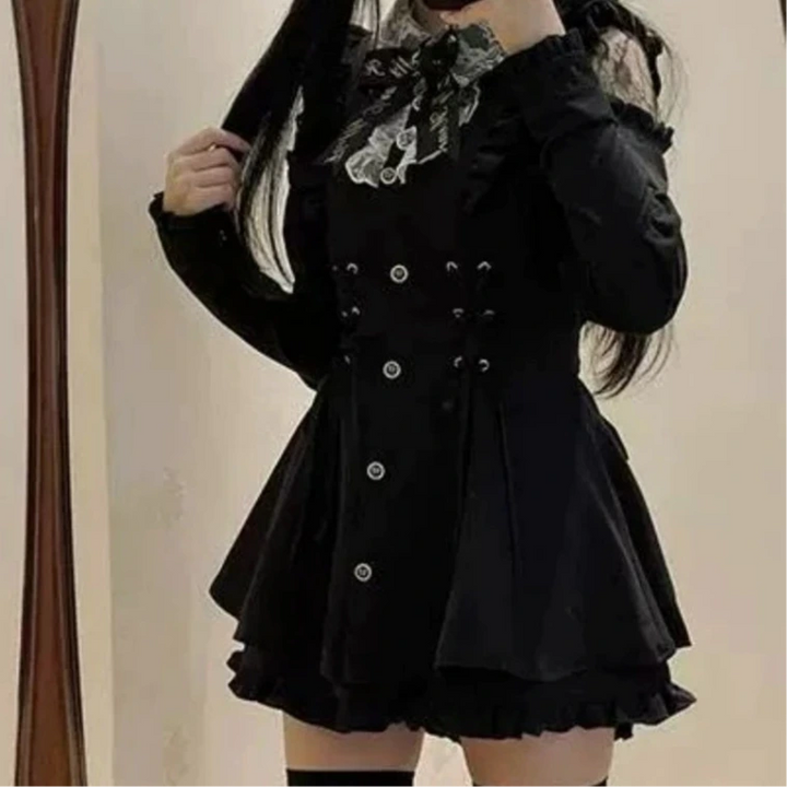 Gothic Lolita Short Dress Dark Tiger