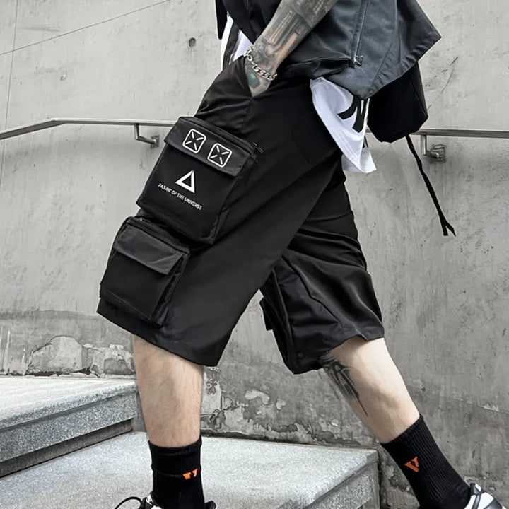 Dark Urban Cargo Shorts Dark Tiger