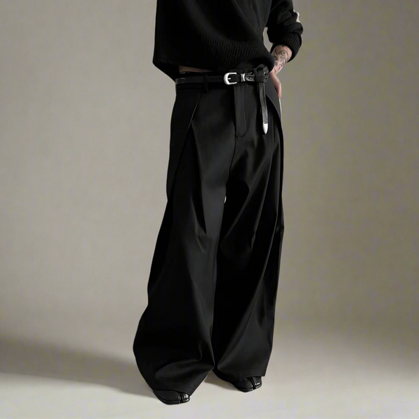 Korean Casual Office Trousers Dark Tiger