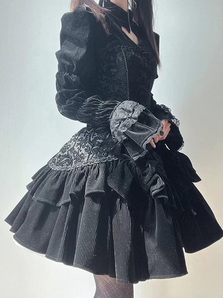 Short Gothic Lolita Dress Dark Tiger