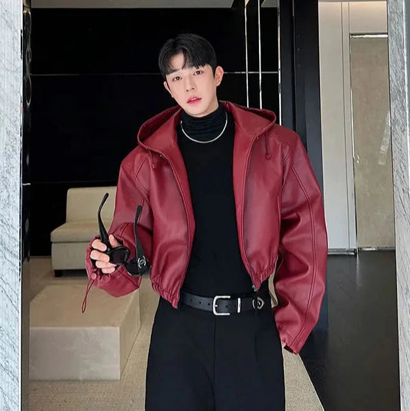 Korean Waterproof Leather Jacket Dark Tiger