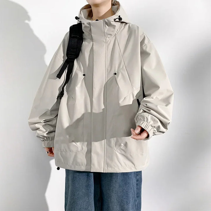 Dark Casual Waterproof Jacket Dark Tiger