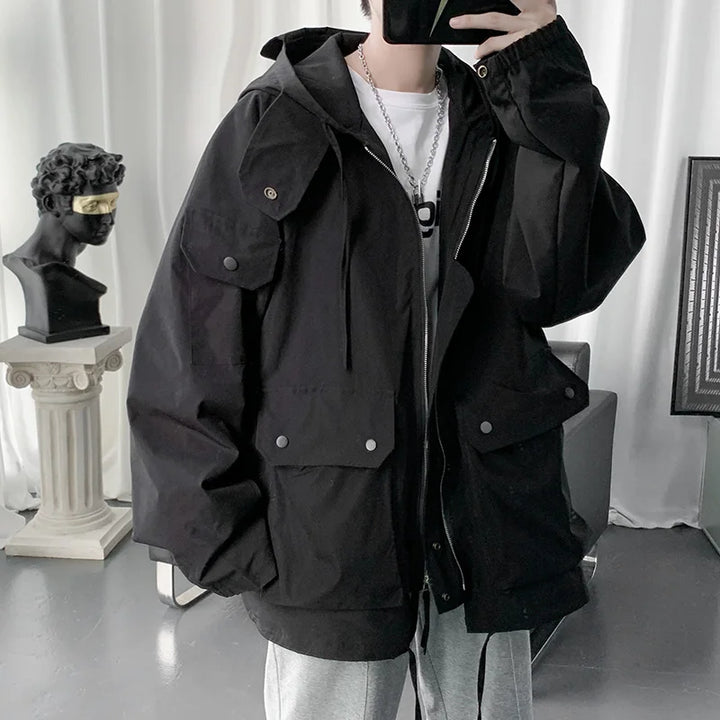 Japanese Style Techwear Jacket Dark Tiger