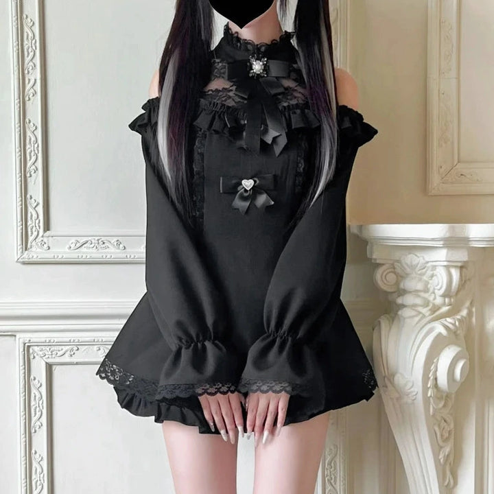 Gothic Lolita Short Dress Dark Tiger