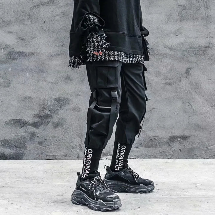 Gothic Harajuku Cargo Joggers Dark Tiger