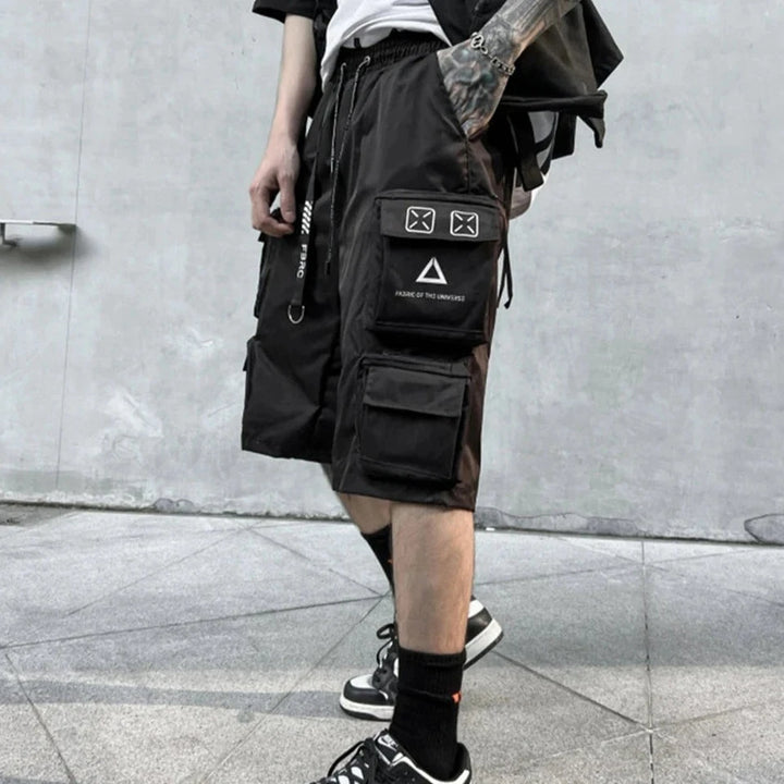 Dark Urban Cargo Shorts Dark Tiger