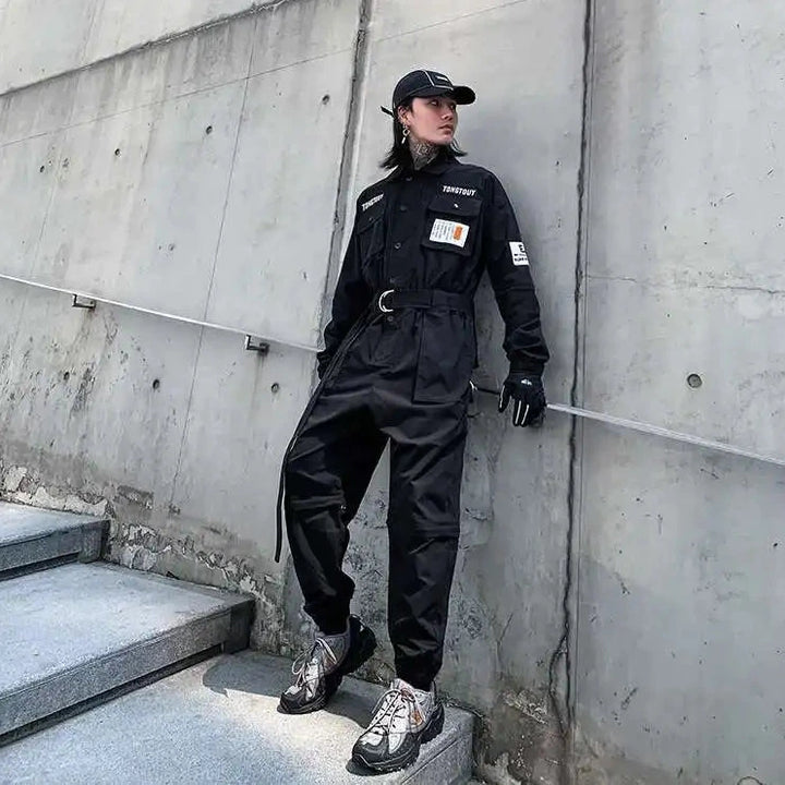 Uniform Style Detachable Jumpsuit Dark Tiger