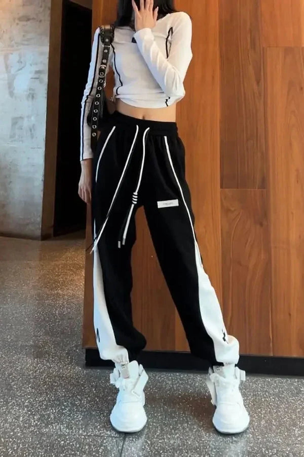 Harem Baggy with Pockets Clothes Female Pants Sweatpants Jogging Trousers for Women Joggers Loose Fitness Sports G Original 90s Dark Tiger