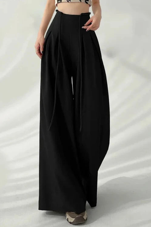 Korean Loose Wide Pants Dark Tiger